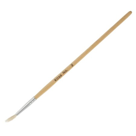 Koz's hand set, 5 pieces (No. 1, 2, 3, 4, 5), round, with wooden handles, in a blister-5