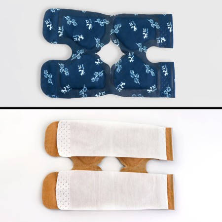 The bandage is self -heated for the knee joint, 14 × 18 × 0.5 cm, the color is blue-3