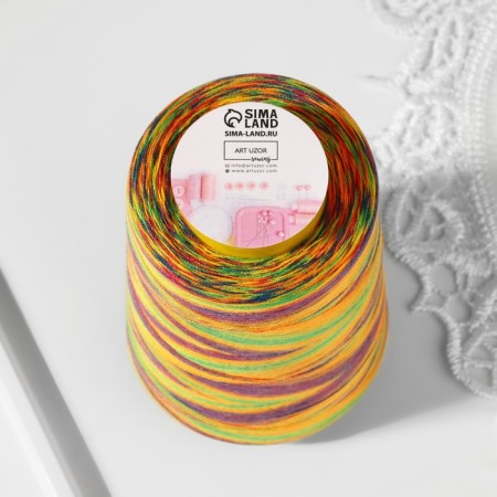 Multicolor threads 40/2, 3000 yard, colorful color-4