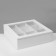 Universal stand "Casket Wood" 9 cells, 24 × 24 × 7 cm, white color