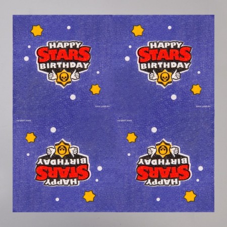 Paper napkins Happy Birthday, 24 x 24 cm, 20 pcs-2