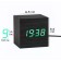 Clock - an alarm clock electronic "digit" with a thermometer, wooden, 6.5 cm, aaa, USB