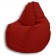 Mear-bag “Pear” Positive Lovely, size M, diameter 70 cm, height 90 cm, velor, red color