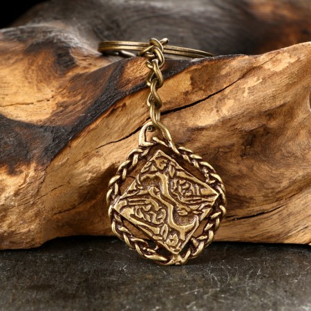 Amulet-cranes "Introduced lovers" No. 29, metal-3