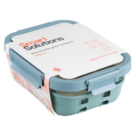 Container for baking, storage and carrying of products in the Smart Solutions cover, Blue color, 1050 ml-20