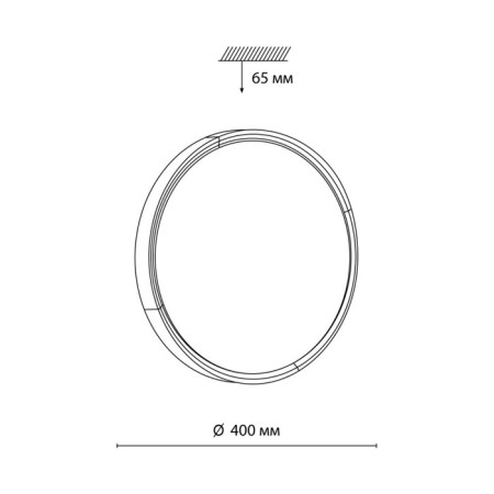 Velio LED 48W 3000-6300K D400 IP43.-5