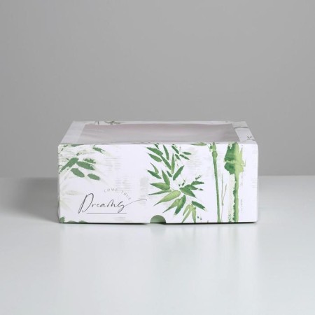 Capcake box, confectionery packaging, 9 cells, Dreams Come True 25 x 25 x 10 cm-1