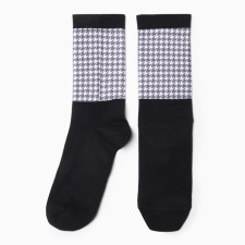 Women's socks, black color, size 23-25