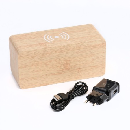 Clock - an alarm clock "number" desktop "desktop with a thermometer and wireless Qi charging-4