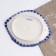 Gzhel Maslek "Rose", white-blue, ceramics, 11 × 18 cm,