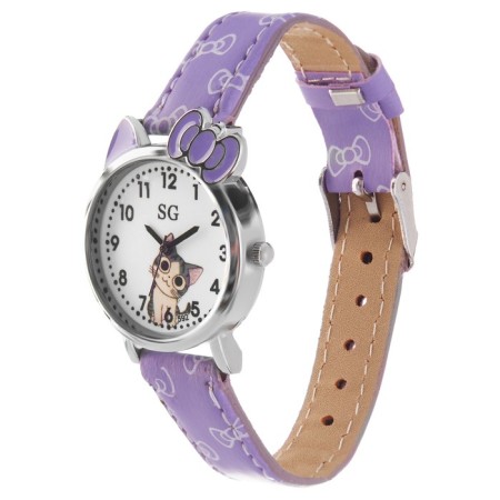 Watch of wrist-quartz children's "kitten", D-3 cm-1