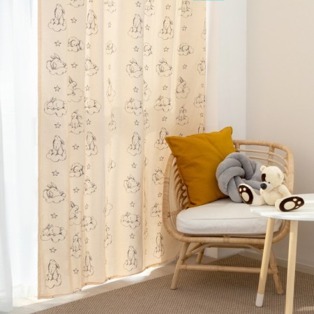 Curtain Ethel "Hares in the Clouds", 145x260 cm, 100% cotton
