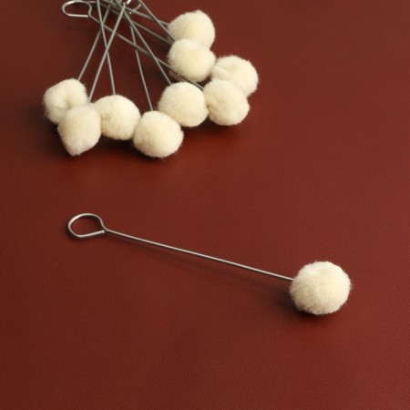 Woolen rollers for applying paint to the skin, 12.5 cm, 10 pcs