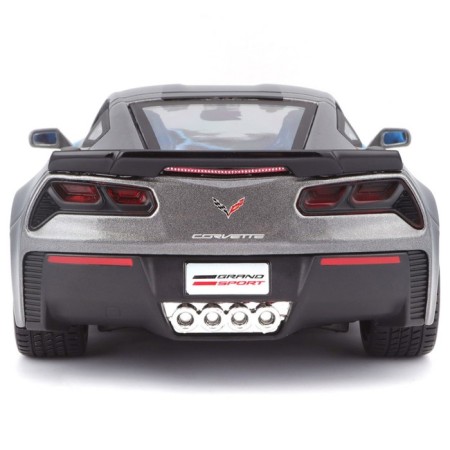 MASTO DIE-CAST 2017 Corvette Grand Sport, 1:24, silver color-3