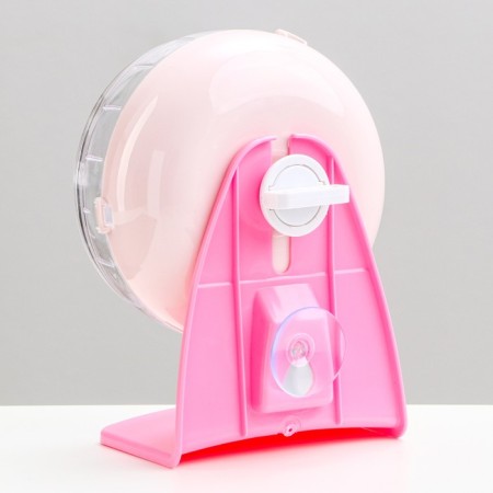 Carno rodents wheel, on a stand, 14 cm, pink-3