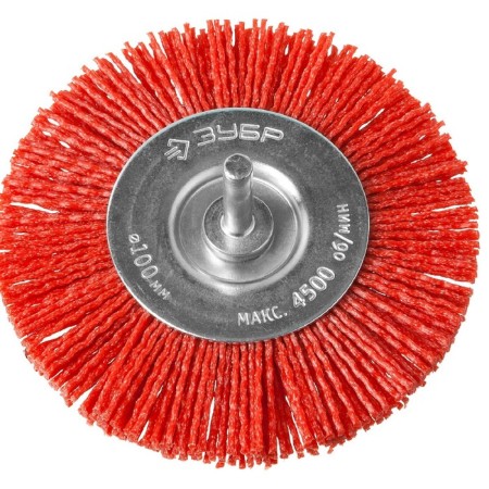 Disc "bison" 35161-100_z02, nylon, abrasive coating, 100 mm