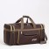 Road bag with lightning, long belt, brown color