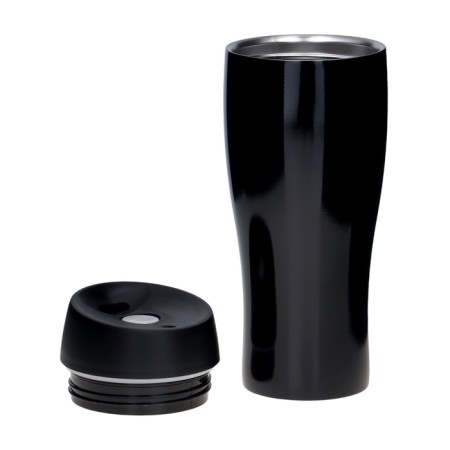 Thermal circle, 450 ml, City, retains heat 12 hours, 8 x 8x 21.5 cm, black-2