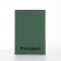 Cover for passport, green color