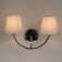Bra “Vega”, size 42x24x22 cm, 80W 2xe14 IP 20