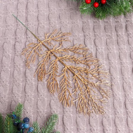 Decor shine "thrucked" 12x30 cm, mix (gold, silver)