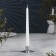 Square Square Metal for one candle, 7x3 cm, silver