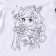 Set for creativity T-shirt-coloring "Anime Girl", size 128-134 cm
