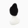 Female cape demi-season, black color, size 52-56