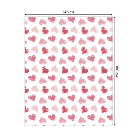 The tablecloth “Cherce drawing”, rectangular, Saten, size 145x180 cm-1