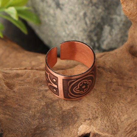 Rod ring "Rod", copper, d = 17-23 mm-1