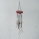 Wind Music Metal "Rings with butterflies" 5 tubes 68 cm