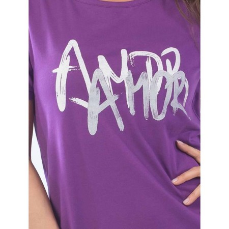 Female dress, size 46, purple color-5