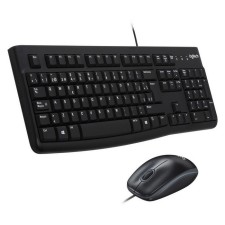 Keyboard + Logitech MK120 mouse: black mouse: black/gray USB (920-002562)