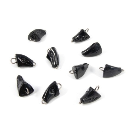Cargo bullet-excentric stained collapsible Yaman 10 pcs., 6 g, black