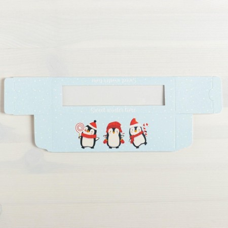 Folding box "Snow Team" 18 x 5.5 x 5.5 cm., New Year-4