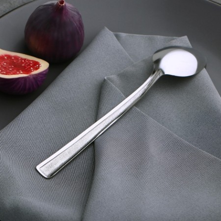Spoon of a dining room “Pulkin”, length 19 cm, thickness 1.2 mm-2