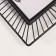 Photo frame metal in 1 photo 10x15 cm "Sun" black 18x23.7 cm