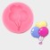 Mold "Balls", silicone, d = 6.5 cm, pink color