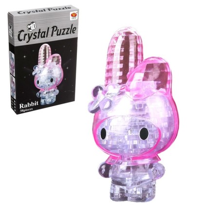 Puzzle 3D "Bunny", 38 details, mix