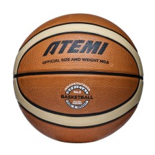 Basketball ball ATEMI, size 5, rubber, 12 panels, BB200N, district 68-71, glued