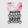 Galanterery castle for lightning "Spiral", No. 5, decorative, 10 pcs, black nickel color