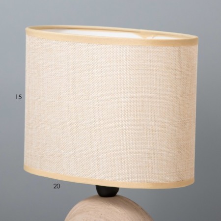 Board Lamp "Edel" E14 40w beige 12.5x20x29 cm Risalux-3