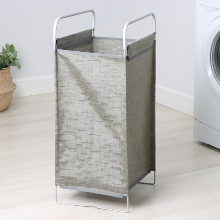 Bellya basket, 40.5 × 31 × 75 cm, color gray color-2