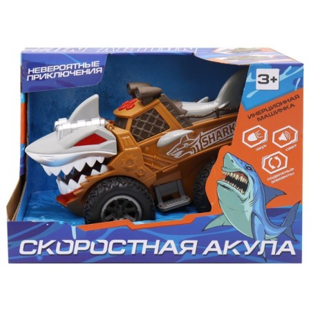 Inertial truck Funky Toys, "Shark", with light and sound-1