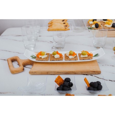 Porcelain dish Magistro "Blanche", 36 × 9 × 5 cm, white color-3