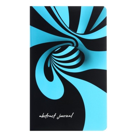 Note book A5, 56 sheets "Abstraction", cardboard cover, lamination "SOFT-Tach", selective UV-LK, Block 65g/m2