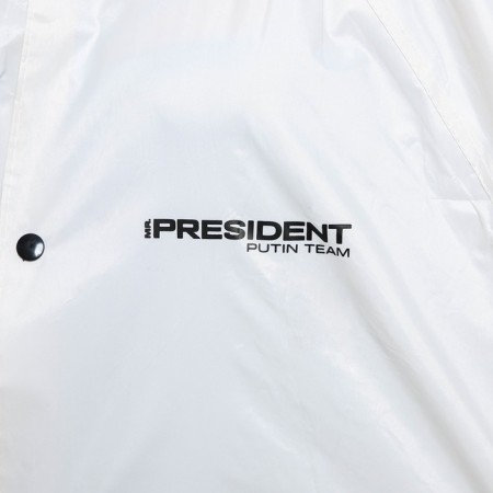 Raincoat "Mr.President", white color-9
