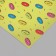 Scrapbooking paper "Donuts" density 180 grams set 10 pcs 15.5x17 cm