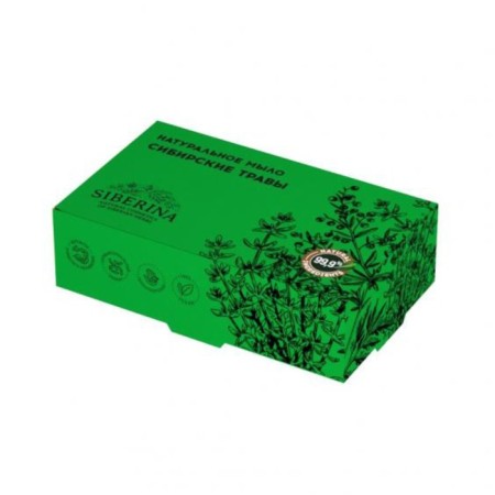 Natural handmade soap "Siberian herbs", 80 grams