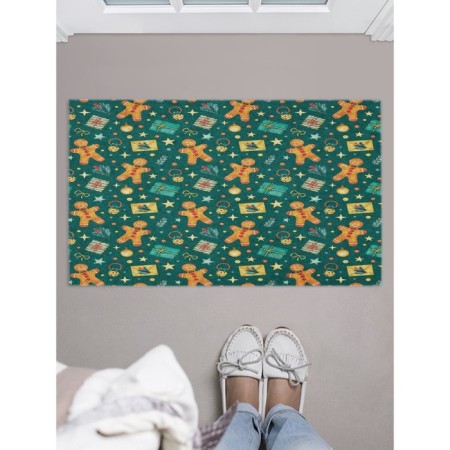 Fully rug in the hallway "Christmas mood", size 45x75 cm